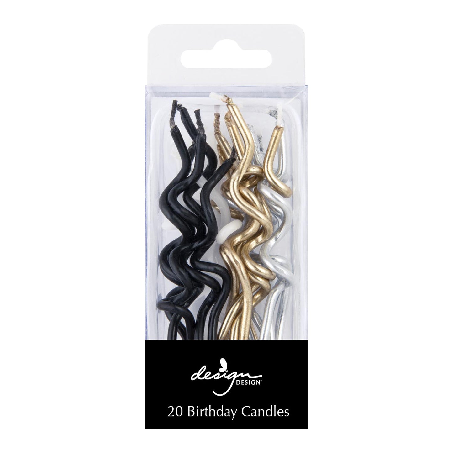 Twisted Stick Candles-Gold and Silver