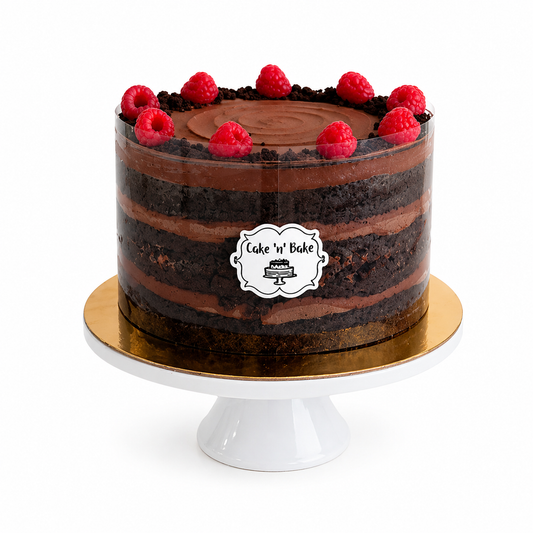 Choco-Nutella Raspberry Cake