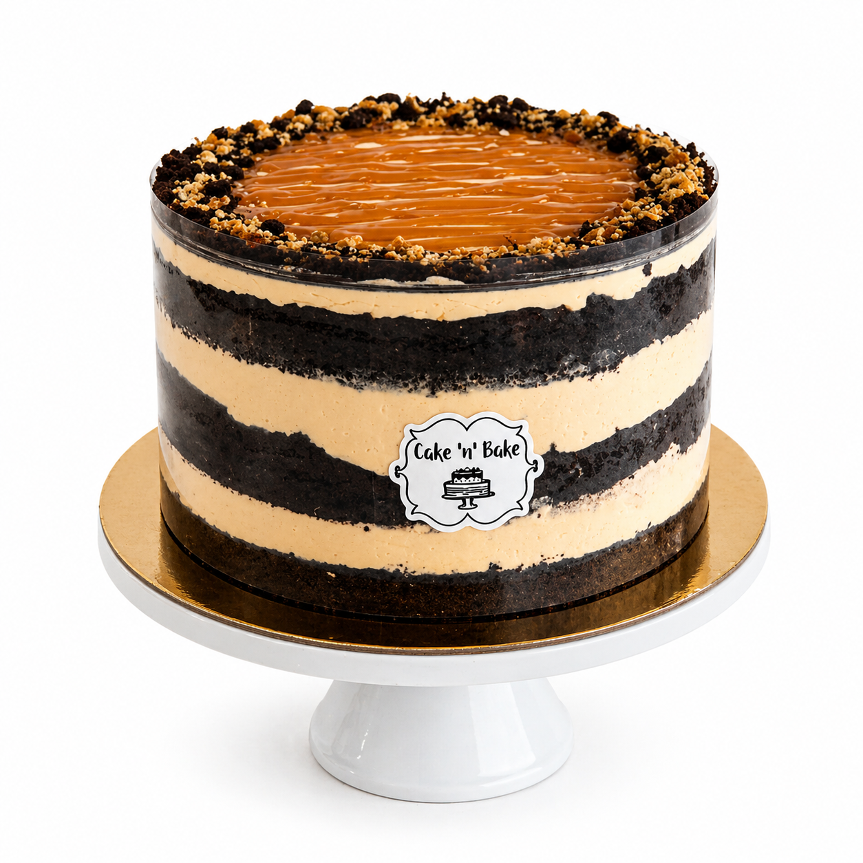 Choco-Crunchy Hazelnut Cake
