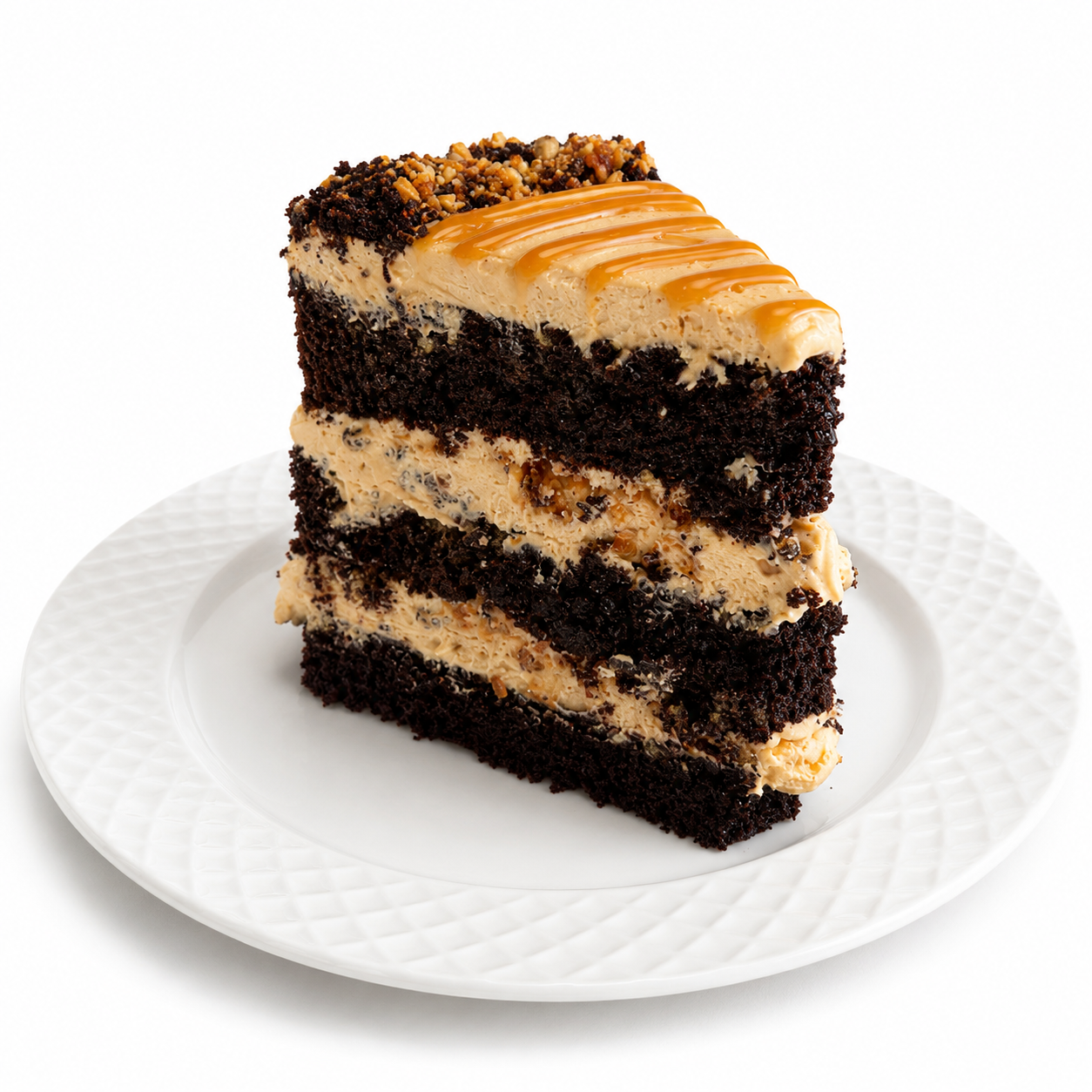Choco-Crunchy Hazelnut Cake