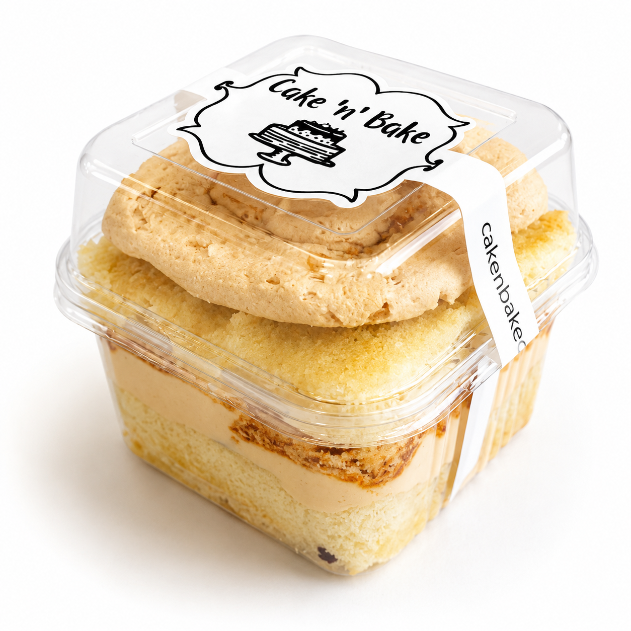 Vanilla-Crunchy Hazelnut Cake Cup
