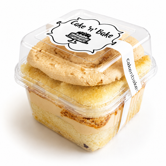 Vanilla-Crunchy Hazelnut Cake Cup